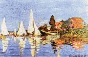 Claude Monet Regatta at Argenteuil USA oil painting artist